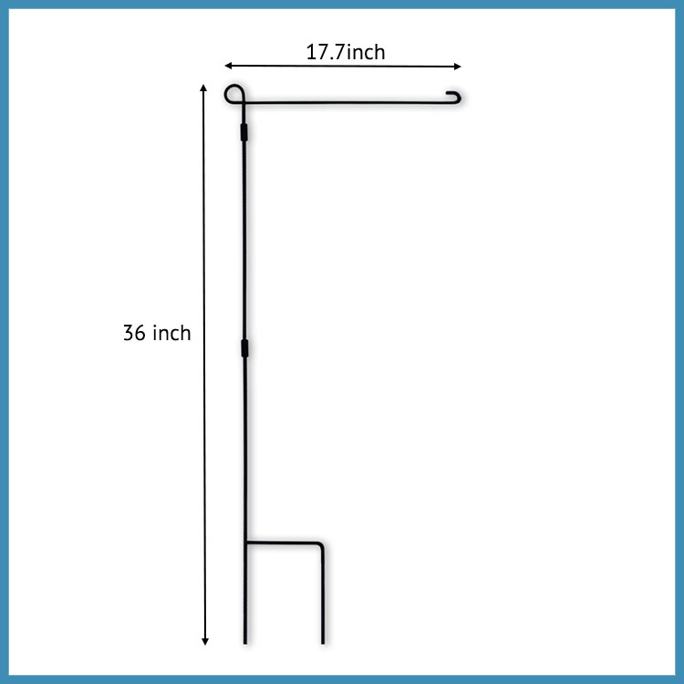 Tri-Segment Garden Flagpole